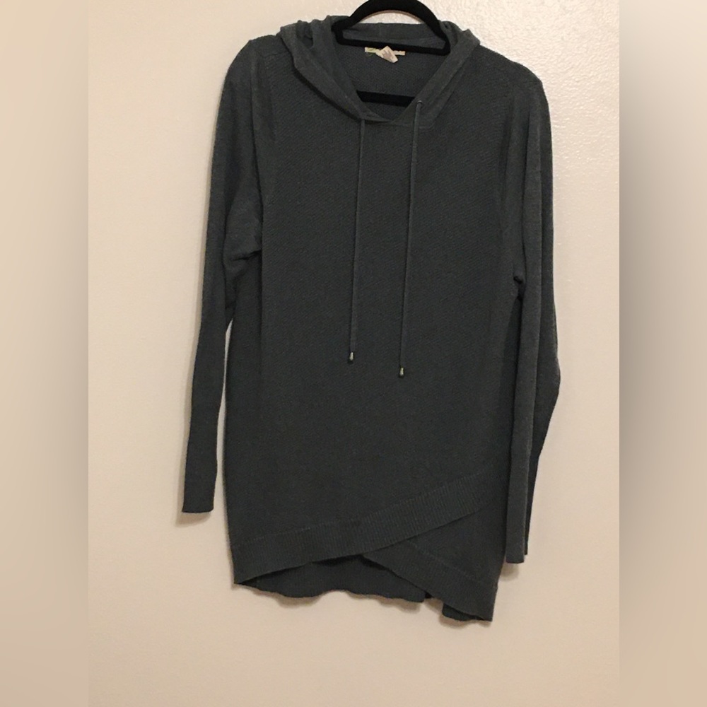 Akini Anthropologie Hooded Knit Sweater Size 1X